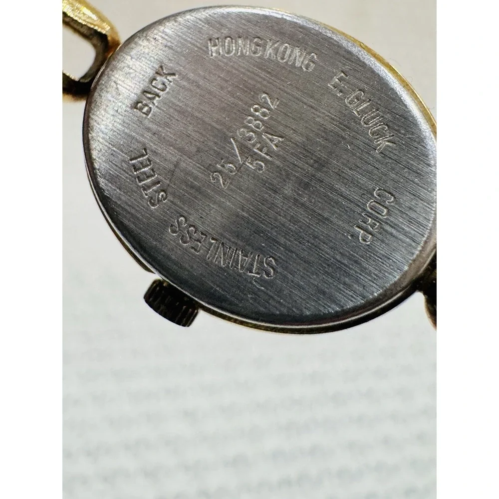 Vintage Armitron Gold Tone Bangle Bracelet Watch 24/6382 Ladies Quartz